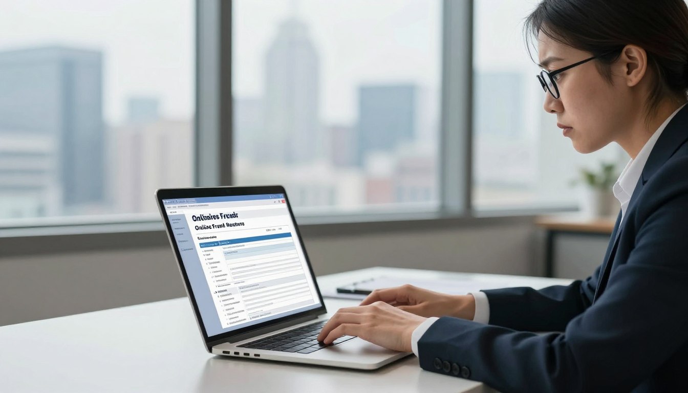 how to report online fraud legally